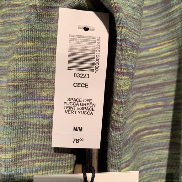 NWT Aritzia Sunday Best Cece Sweater Top Space Dye - Picture 9 of 11